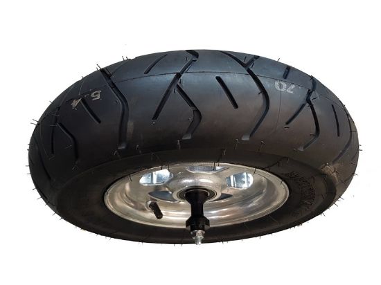Picture of R004214-D - WHEEL 400 J5B HEID TYRE RIGHT