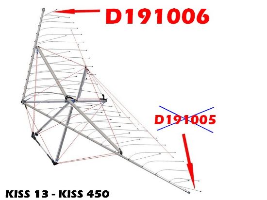 Image de D191006 - LATTE BP NOIRE L: 540 KISS