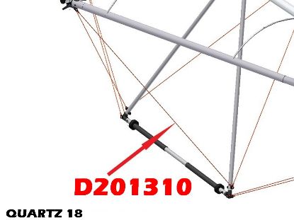 Picture of D201310 - CABLE INF. AVANT - Quartz 18 -