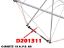 Image de D201311 - CABLE INF. AVANT  - Quartz18 APR 80-