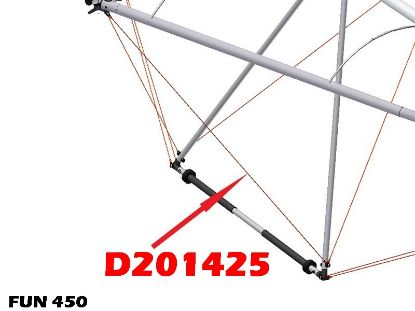 Picture of D201425 - FUN 450 - FRONT LOWER CABLE