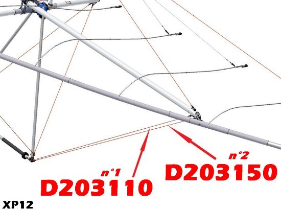 Picture of D203150 -CABLE INF. LAT.  - XP12 - N2