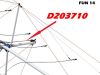 Picture of D203710 - FUN 14 - TENSIONING CABLE (x2)