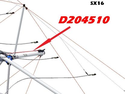 Picture of D204510 - CABLES (x2) ETARQUAGE - SX16 -