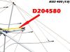 Picture of D204580 - CABLES (x2) ETARQUAGE - KISS 400 -