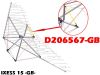 Picture of D206567-GB - IXESS 13/15-GB - REAR UPPER CABLE