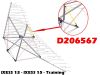 Image de D206567 - CABLE SUP ARRIERE - IXESS 13 - IXESS 15 - Training