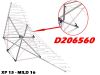 Image de D206560 - CABLE SUP ARRIERE - XP15 - Mild16 -