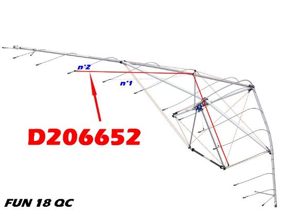 Picture of D206652 - CORDE RAPPEL N2  - FUN 18 QC -