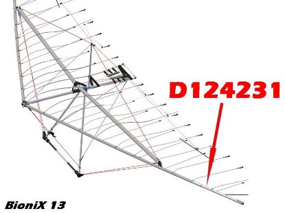 Picture of D124231 - BIONIX 13 REAR LEADING EDGE