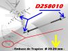 Image de D258010 - EMBASE DE TRAPEZE Ø 28-20