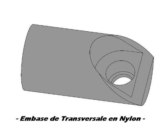 Image de D264010 - EMBASE DE TRANSVERSALE NYLON