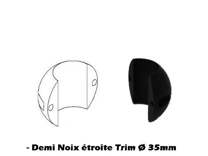 Image de D271210 - DEMI-NOIX TRIM ETROITE Ø 35mm