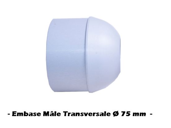 Image de D264536 - EMBASE MALE TRANSVERSALE Ø 75mm