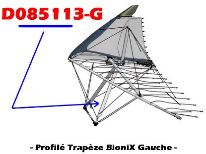 Image de D085113-G - PROFILE TRAPEZE BIONIX GAUCHE