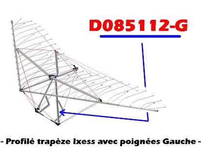 Image de D085112-G - PROFILE TRAP. IXESS POIGNEE G