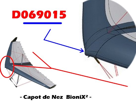 Image de D069015 - CAPOT DE NEZ BioniX²