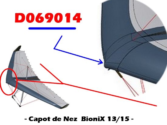 Image de D069014 - CAPOT DE NEZ BioniX