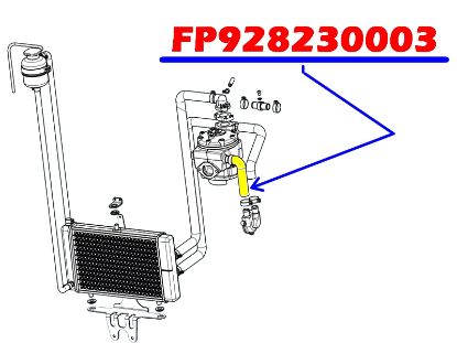 Image de FP928230003 - DURITE EAU 90° POMPE