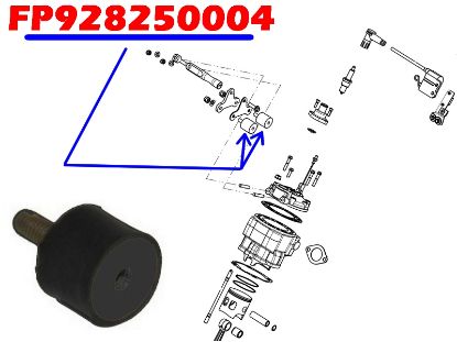 Image de FP928250004 -  SILENT-BLOCK (x2) CULASSE 