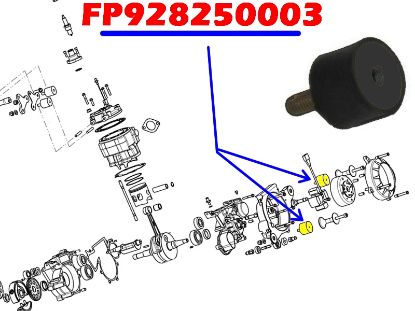 Image de FP928250003 - SILENT-BLOCK (x2) CARTER 