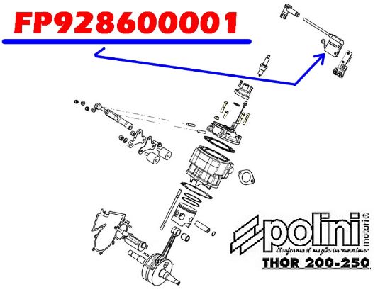 Image de FP928600001 - BOBINE ALLUMAGE THOR 250