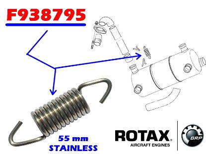 Picture of F938795 - STAINLESS STEEL EXHAUST SPRING
