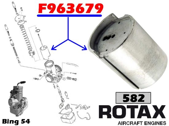 Image de F963679 - BOISSEAU CARBURATEUR BING 54