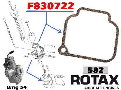 Image de F830722 - JOINT CUVE CARBU 582 (bing54) 