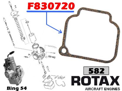 Image de F830720 - JOINT CUVE CARBURATEUR BING 54