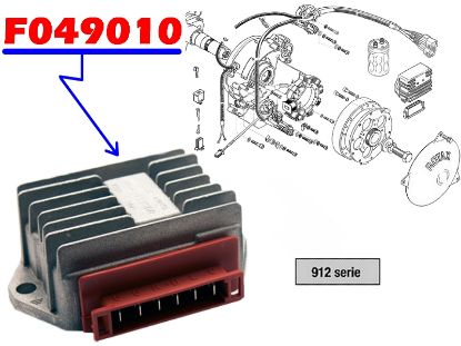 Image de F049010 - REDRESSEUR REGULATEUR 912 et 582