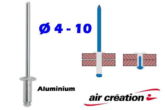 Image de I351310 - RIVET ALUMINIUM 4-10