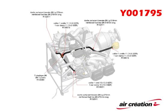 Image de Y001795 - Kit circuit essence Skypper LST 912
