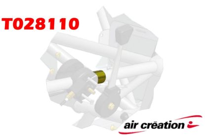 Image de T028110 - ENTRETOISE Ø28x1.4 - ANODISE LG:65 MM 